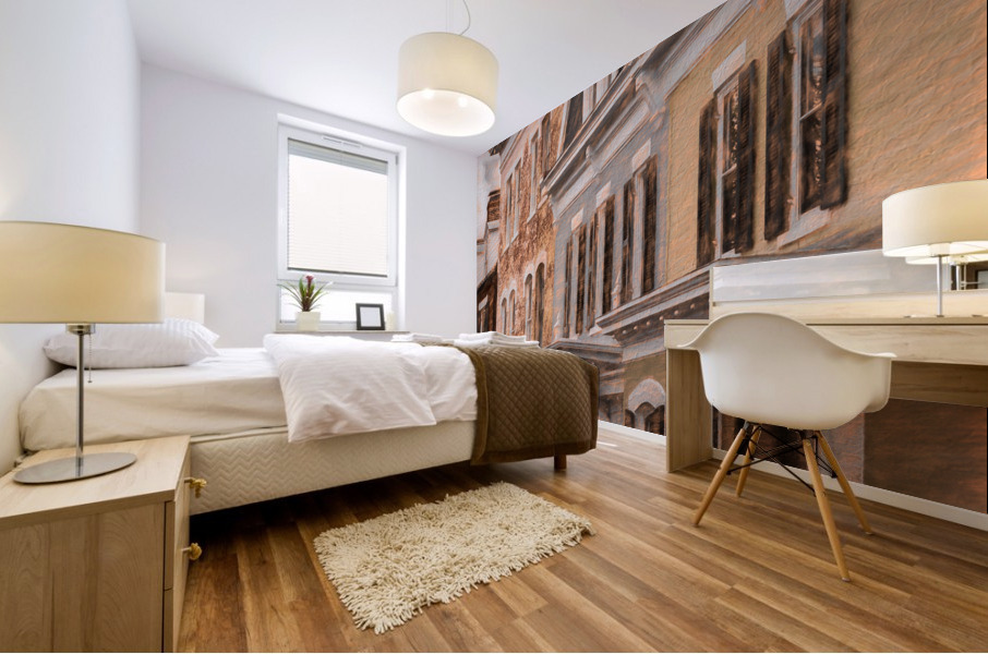 Wall Sharing 6 Mural print