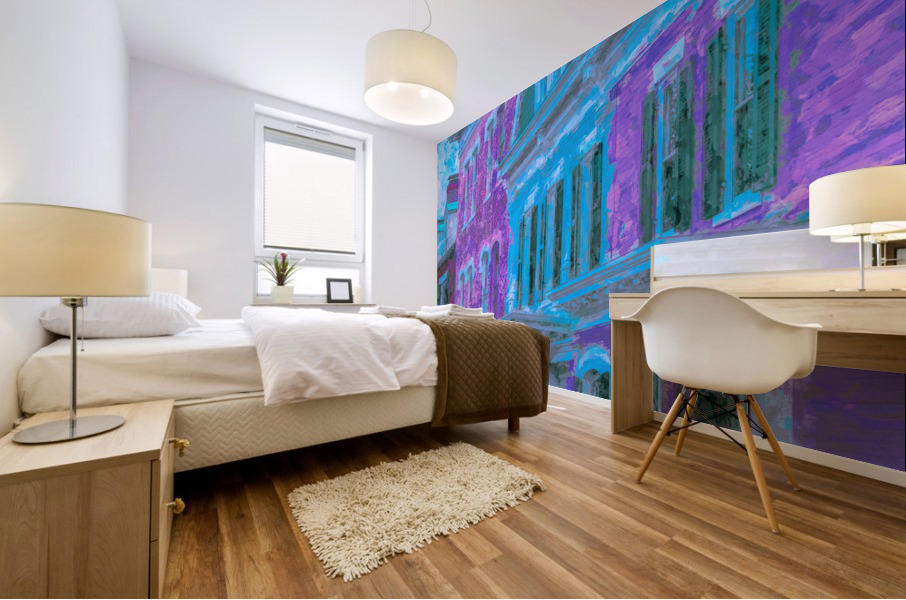 Wall Sharing 1 Mural print