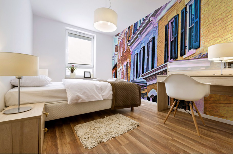 Wall Sharing 2 Mural print