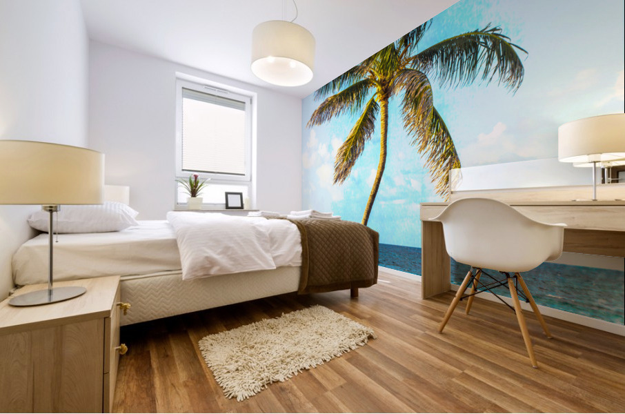 palm color 3 Mural print