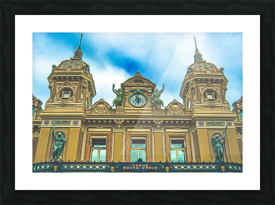 monaco casino studio Picture Frame print