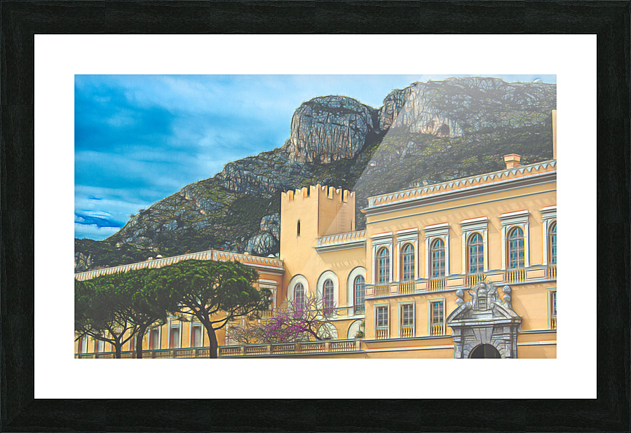 monaco castle 2 studio Picture Frame print