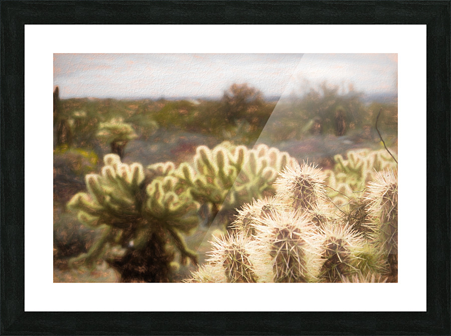 cactus bush 1 Picture Frame print