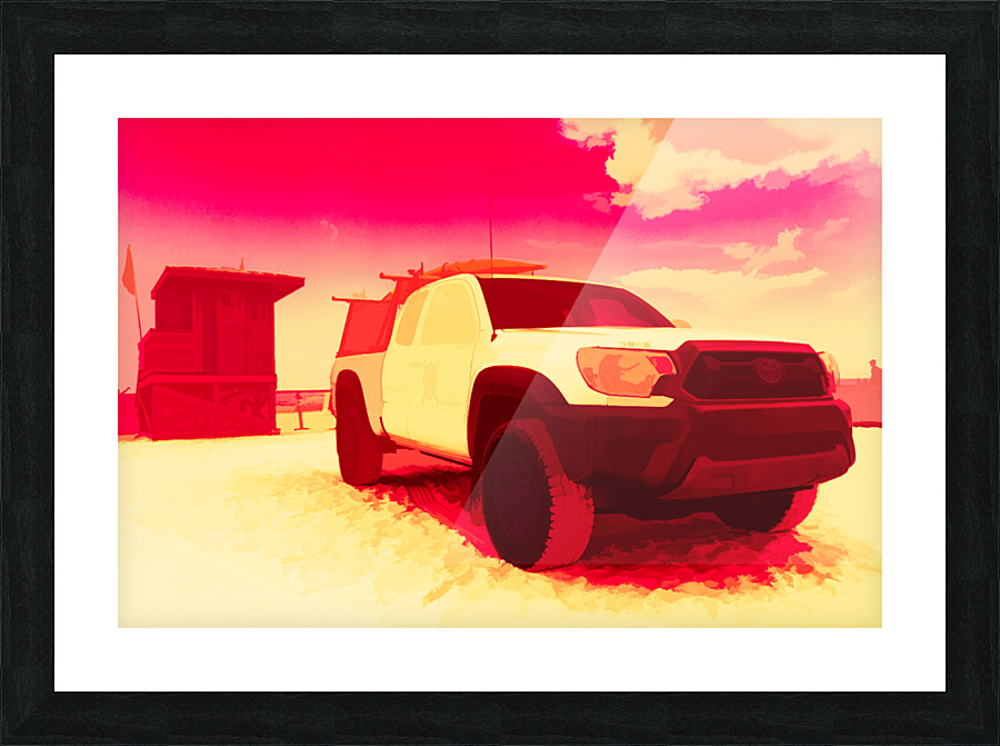 beach patrol 3 Picture Frame print
