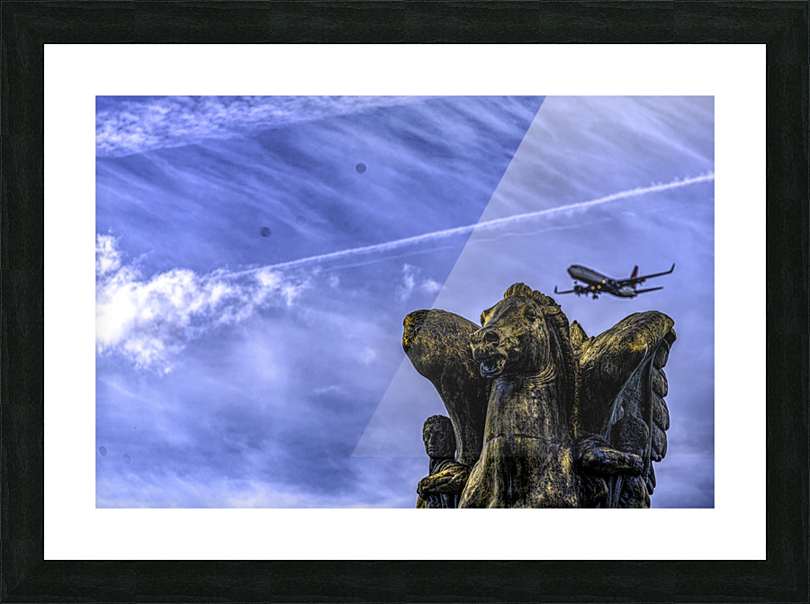 horse power 2 Picture Frame print