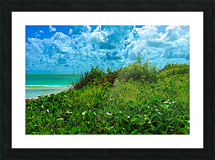 Lush Dunes 1 Picture Frame print
