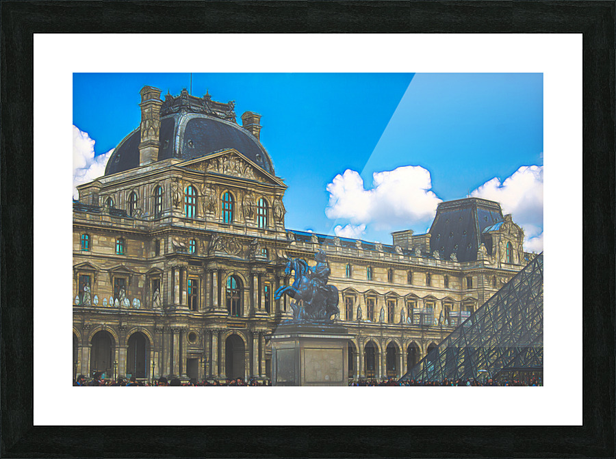louvre 4 studio 2 Picture Frame print