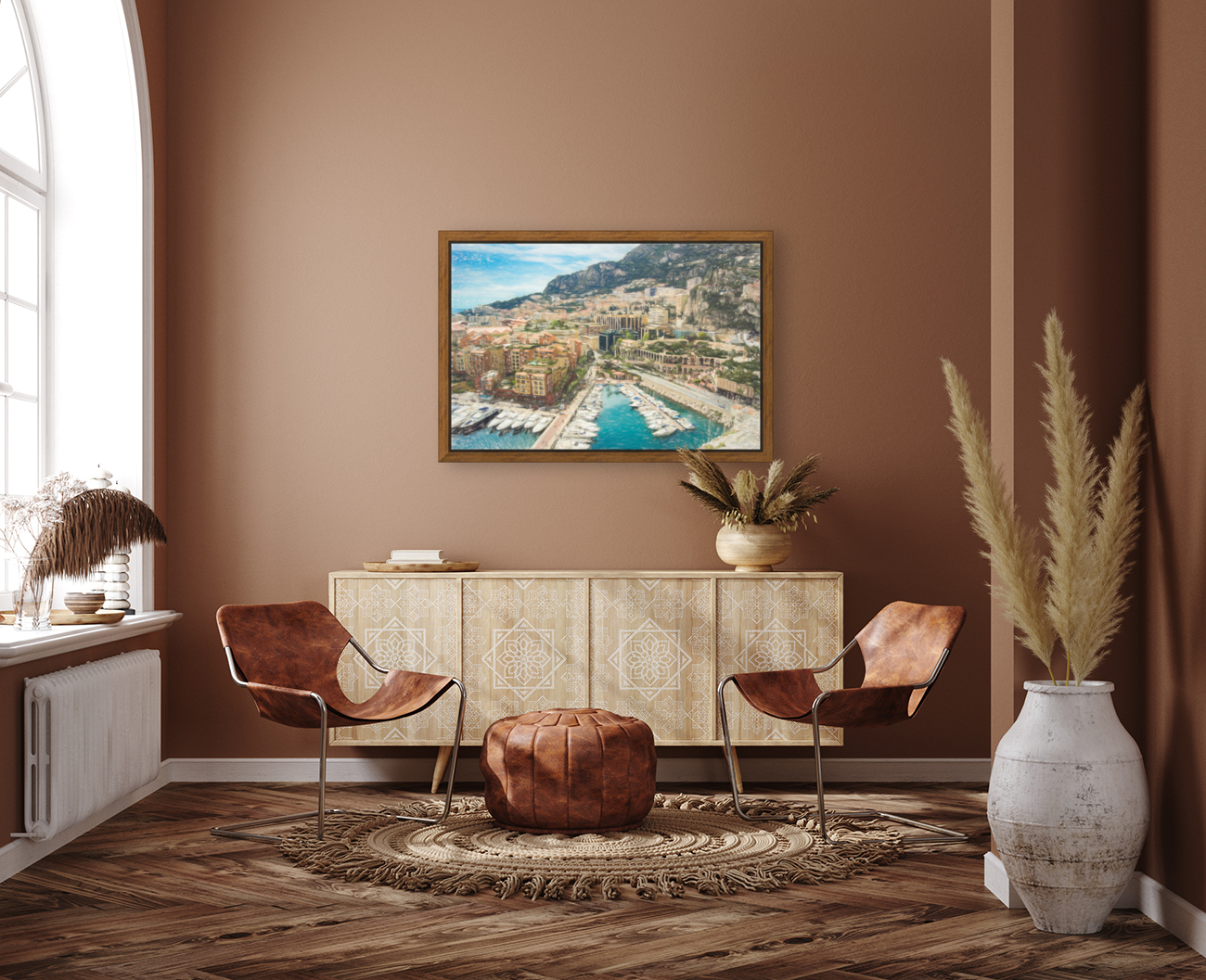 monaco harbor 3 studio Reproduction