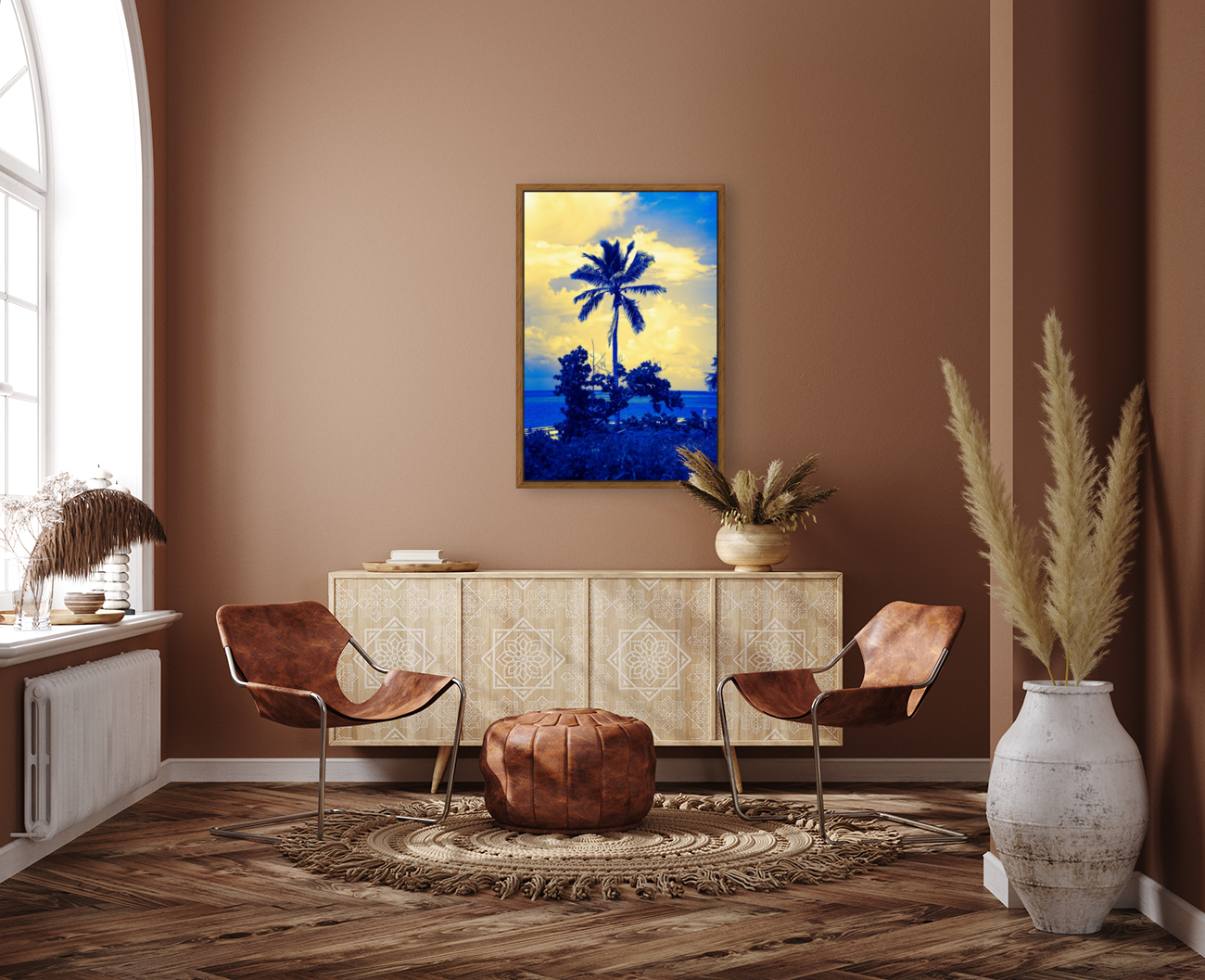 single palm 5 Reproduction