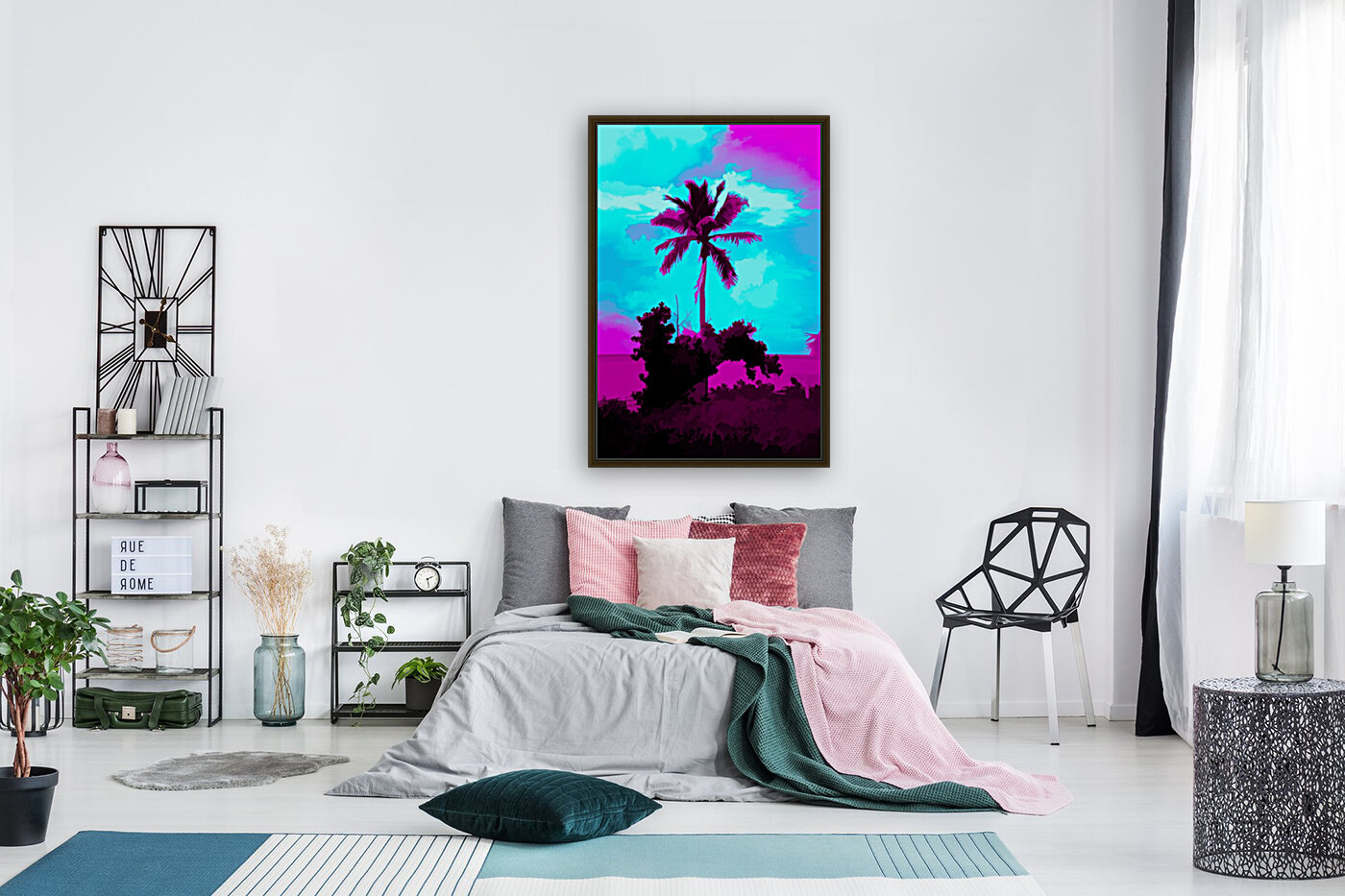single palm 9 Reproduction