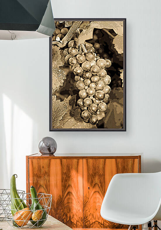 grapes 1 for canvas by realimpressions