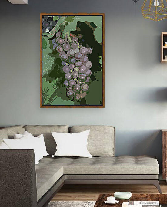 grapes 4 canvas by realimpressions
