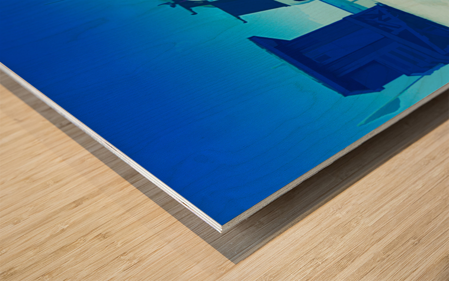beach patrol 4 Wood print