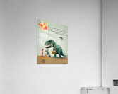 T Rex Reading to Friends Acrylic Print