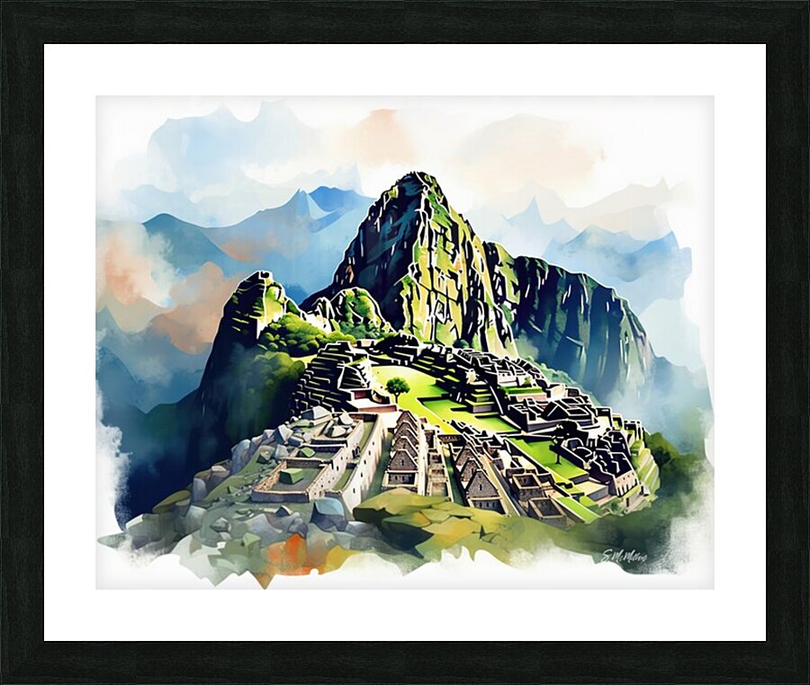 Machu Picchu  Picture Frame print