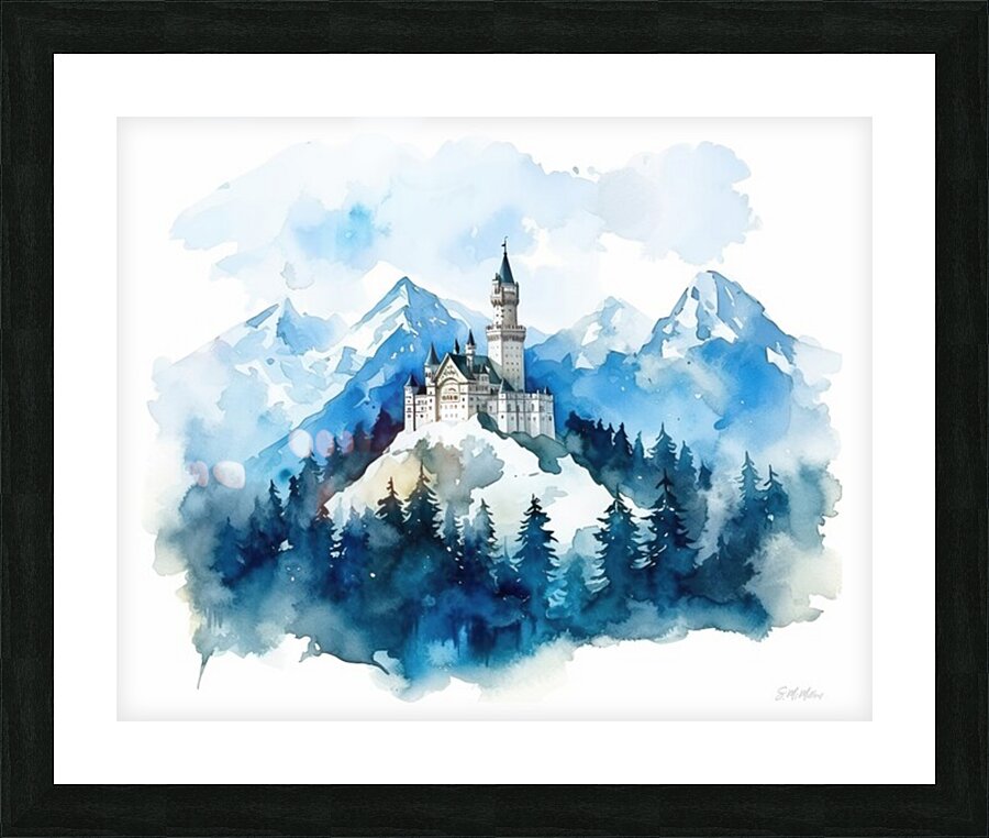Neuschwanstein Picture Frame print