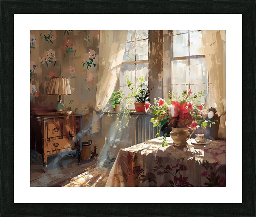 Morning Tea Picture Frame print