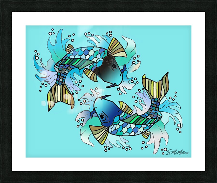 Koi Picture Frame print