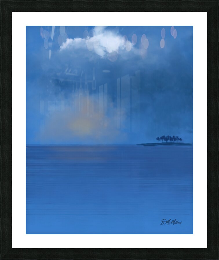Island Picture Frame print