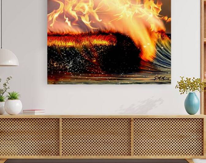 Fire Wave by Susanne McMillan Art