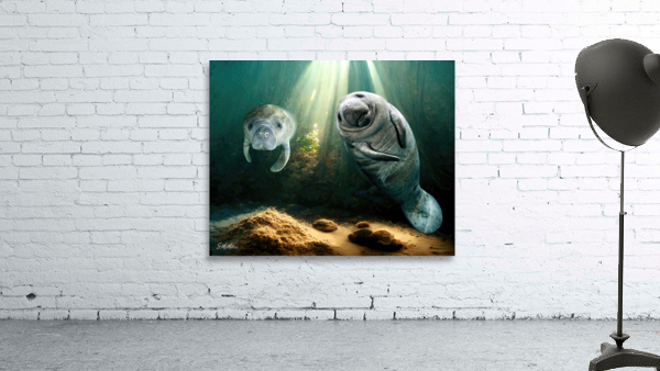 Manatees Wall Preview