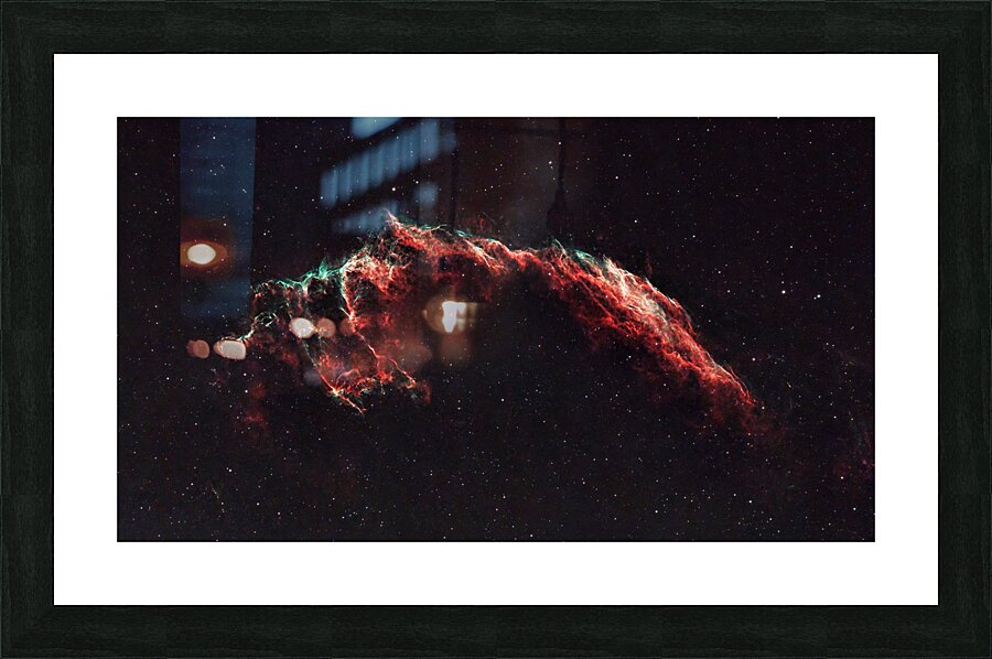 Eastern Veil Nebula Picture Frame print
