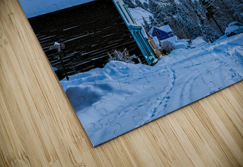 Winter Mountain Town Jonnel Kalle Karjala puzzle