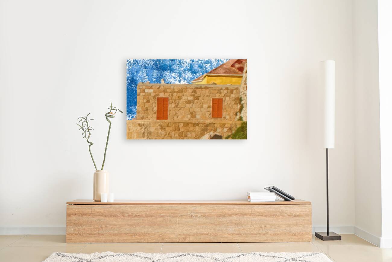 Mediterranean Stone House Elegance Reproduction