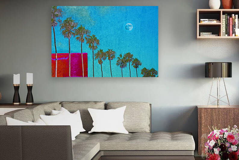  Blue Moon Over La Jolla by Lawrence Costales