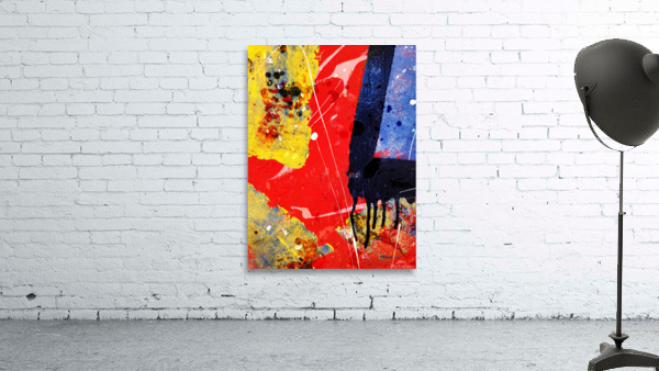  Abstracts On Red Wall Preview