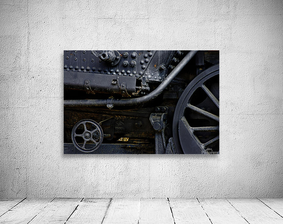 3b Blk Train Wheel040 Wall Preview