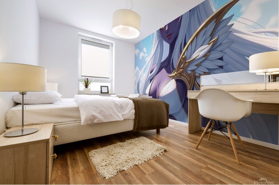 The Amethyst Valkyrie Mural print