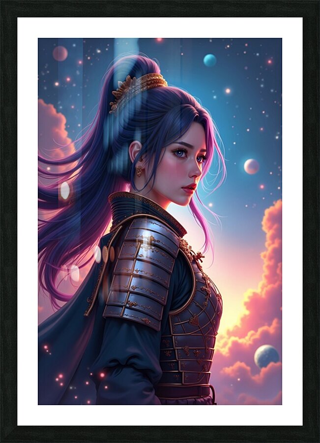 Starforged Samurail Picture Frame print