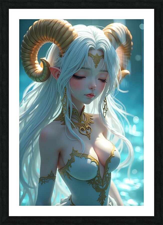 Aries Serenity Picture Frame print