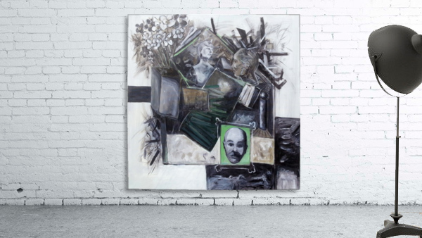 Interior With Portraits Wall Preview