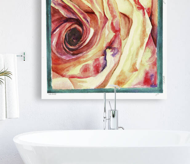 Deep Dive Rose Bloom Reproduction