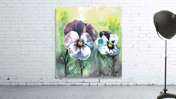 Pansies Wall Preview