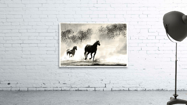 Wild Horses Wall Preview