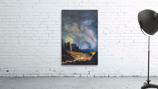 Caldera Night Sky Wall Preview