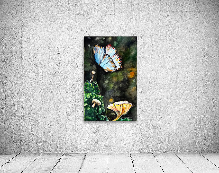 ButterflyAndTheMushroomPatch Wall Preview