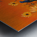 Sunflowers & Prickly Poppies Metal print