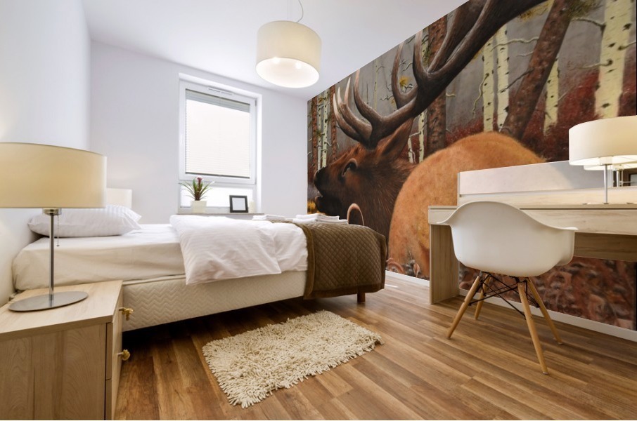 Elk Mural print