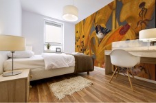 Harris Sparrow Mural print