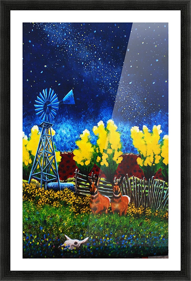 Southwest Antelope Picture Frame print