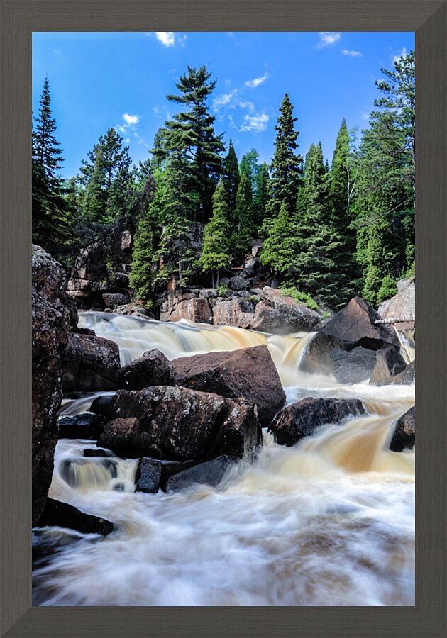 Beaver River Falls Picture Frame print