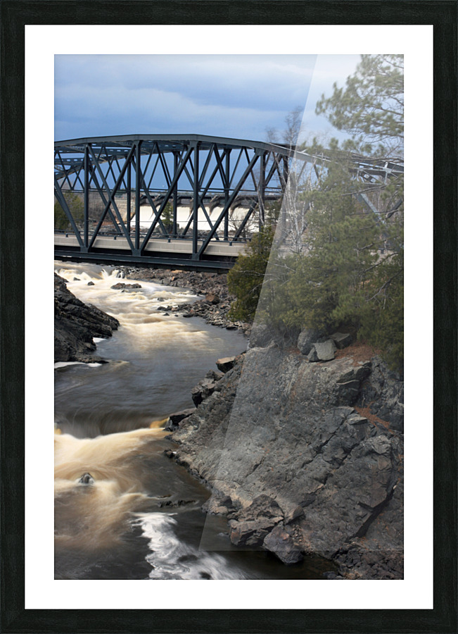 Jay Cooke Bridge Picture Frame print