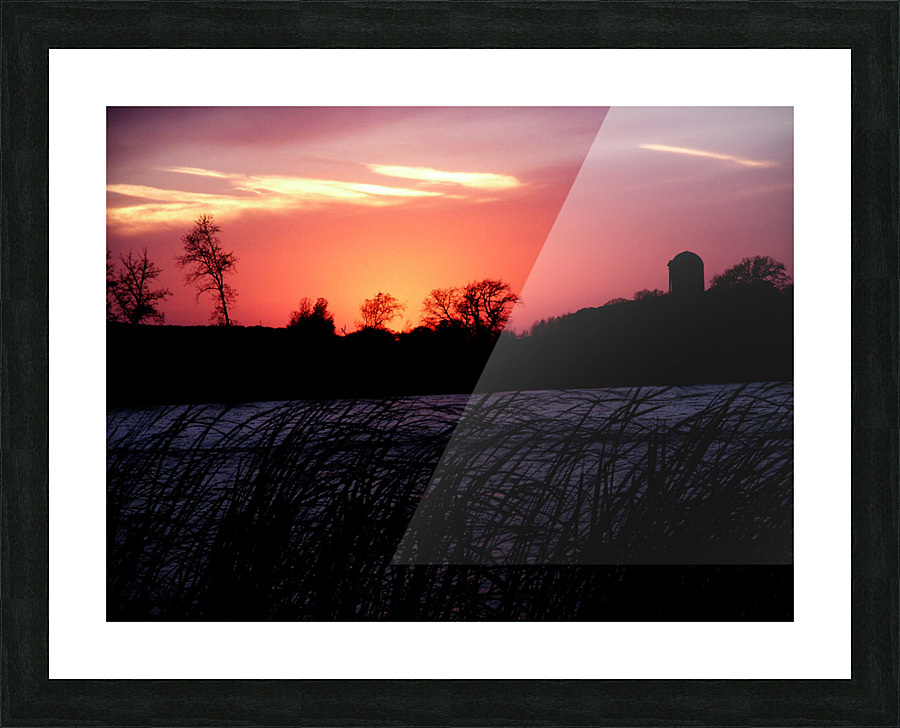 pink sky  Picture Frame print