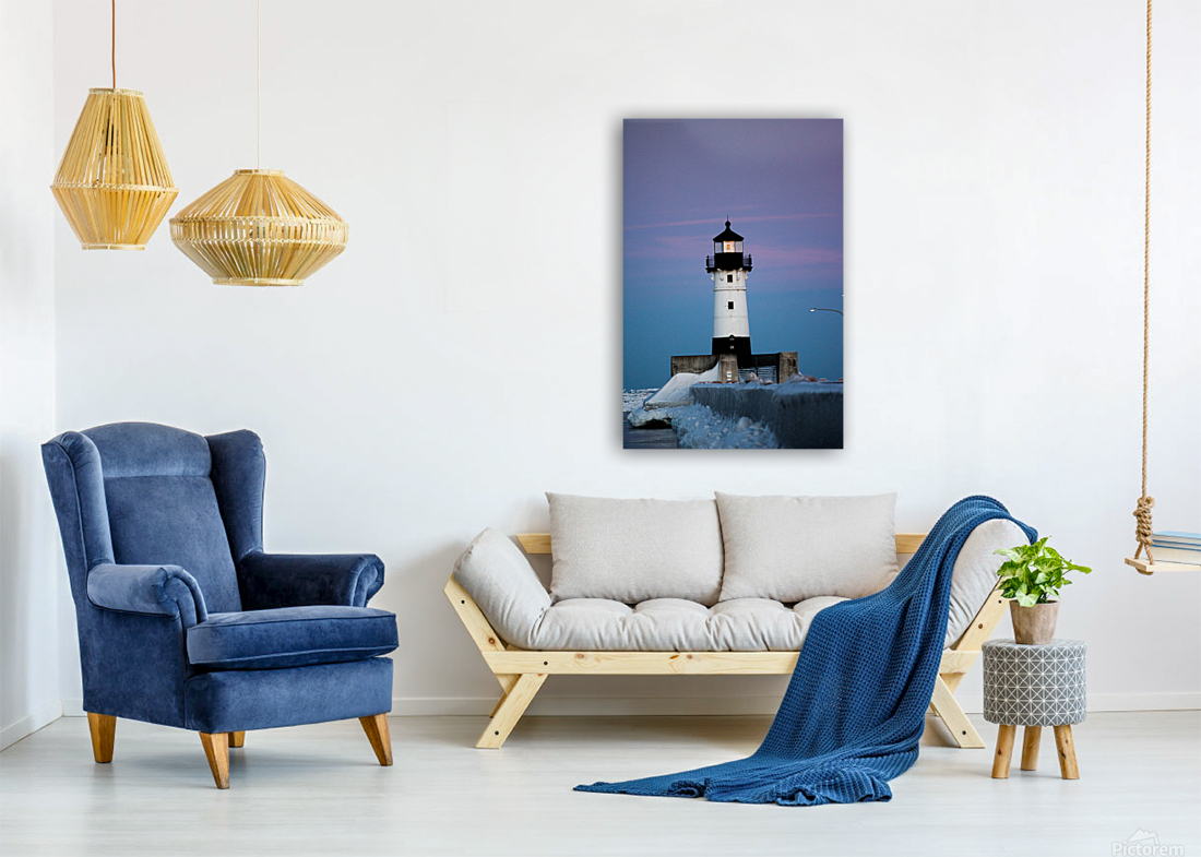 Winter Lighthouse Reproduction