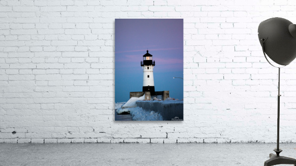 Winter Lighthouse Wall Preview
