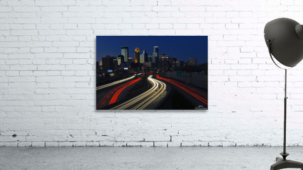 light trail  Minneapolis  Wall Preview
